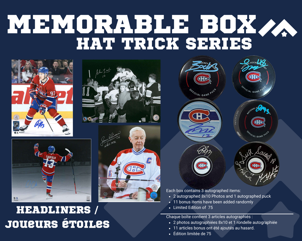 Memorable Box Hat Trick - Montreal Canadiens Edition