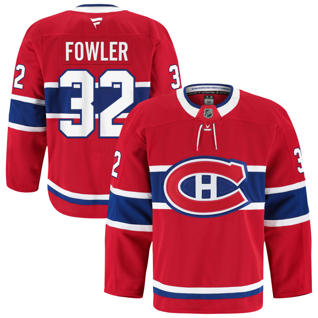 PRÉCOMMANDE - Jacob Fowler Autographié Fanatiques Premium chandail