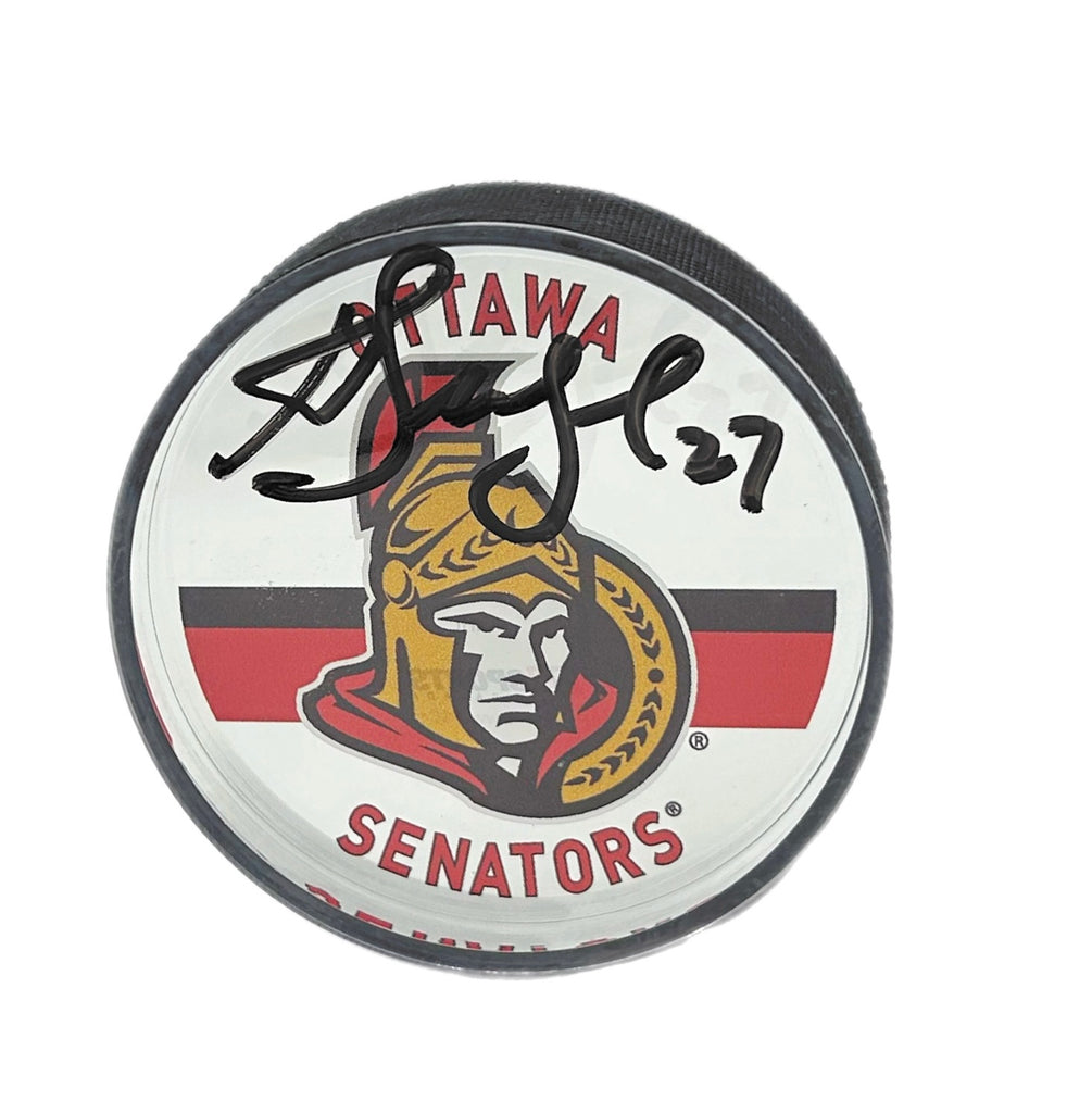 Alexei Kovalev Autographed Puck - Acrylic