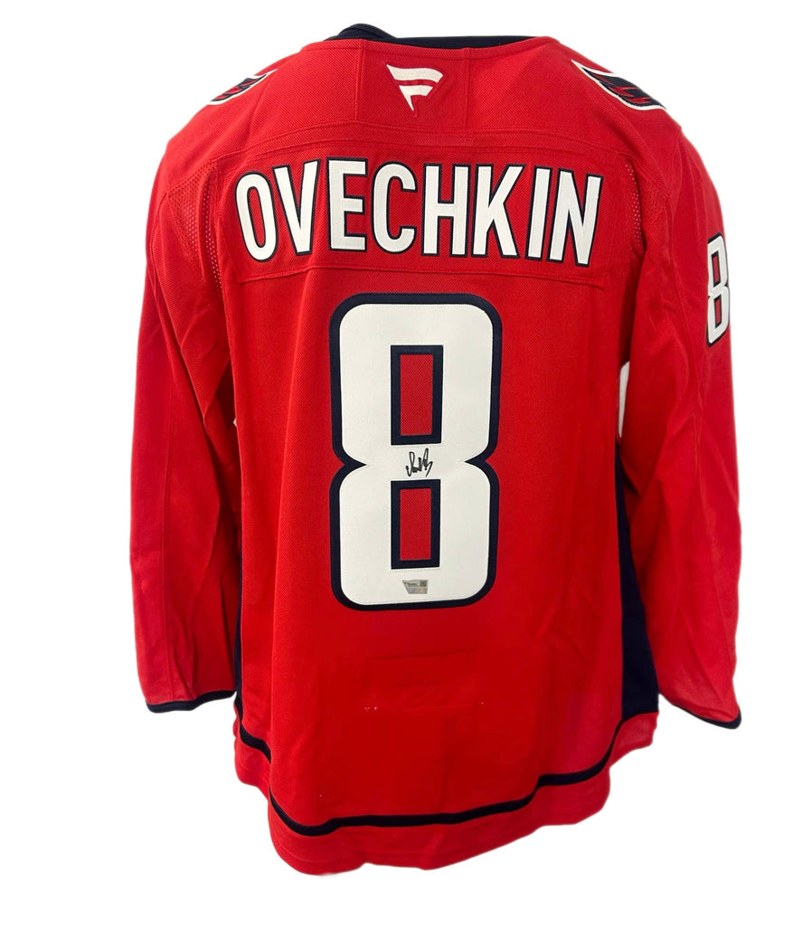 Alexander Ovechkin Autographed Red Fanatics Premium Jersey