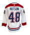 Lane Hutson Autographed White Fanatics Premium Jersey