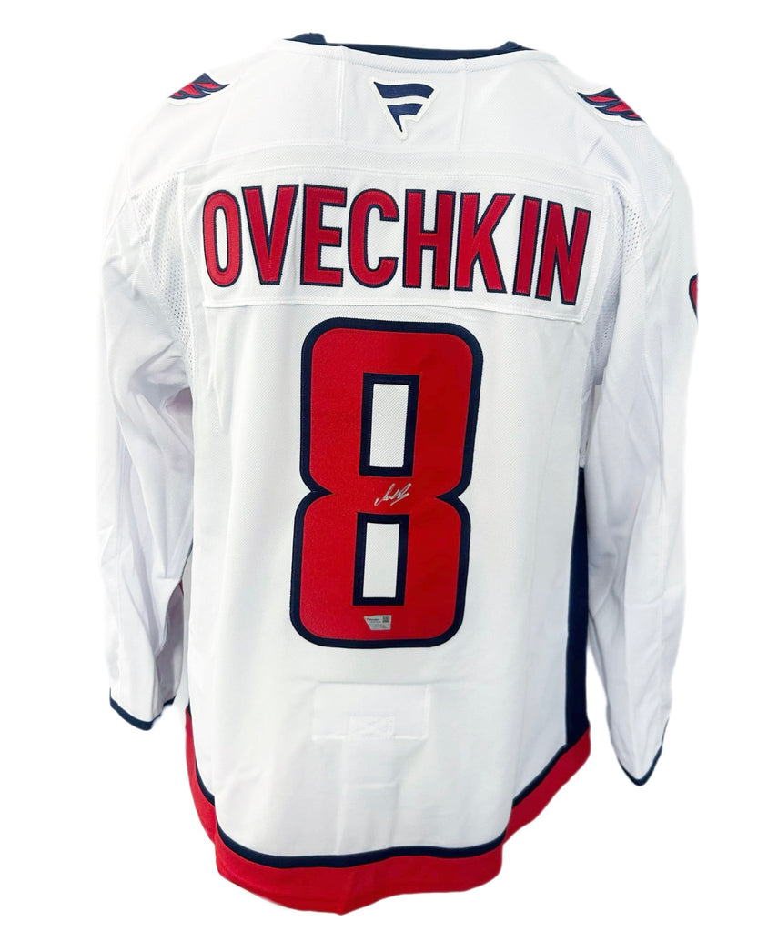 Alexander Ovechkin Autographed White Fanatics Premium Jersey