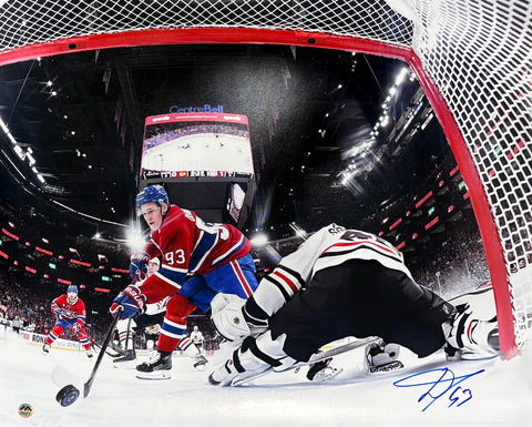 Ivan Demidov Autographed 16x20 Photo - Net View