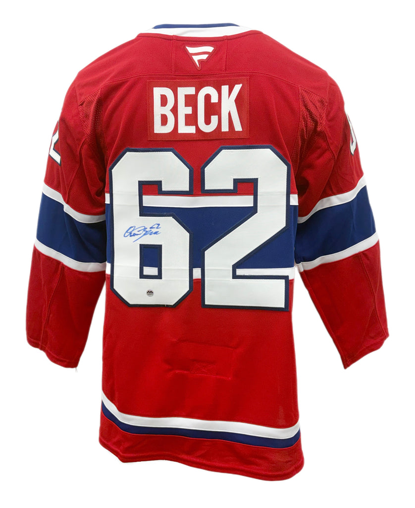 Owen Beck Autographed Fanatics Premium Jersey