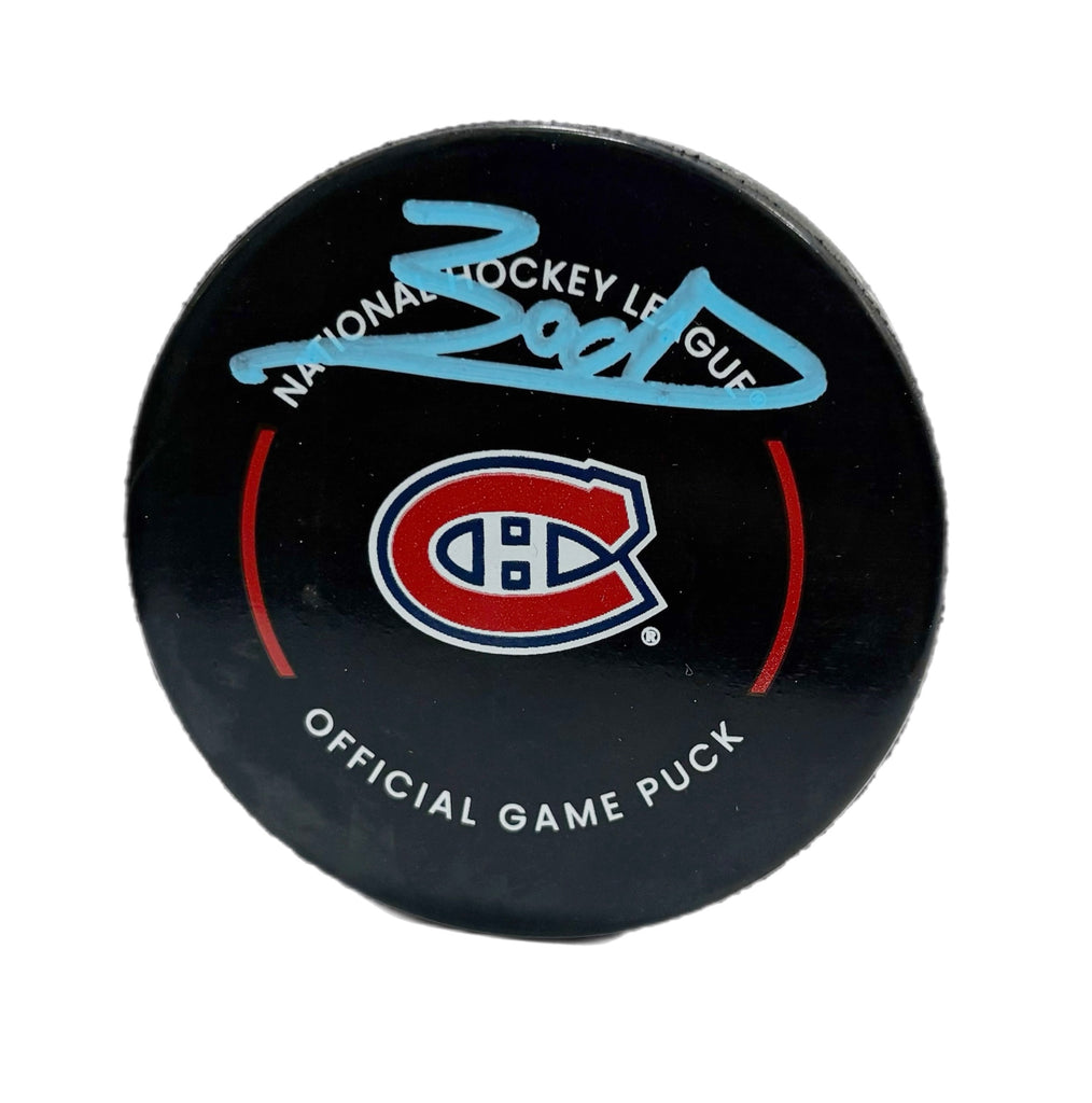 Zachary Bolduc Autographed Puck - Official (Montreal)