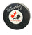 Alex Newhook Autographed Puck - Team Canada
