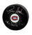 Pierre Houde Autographed & Inscribed Puck - Logo