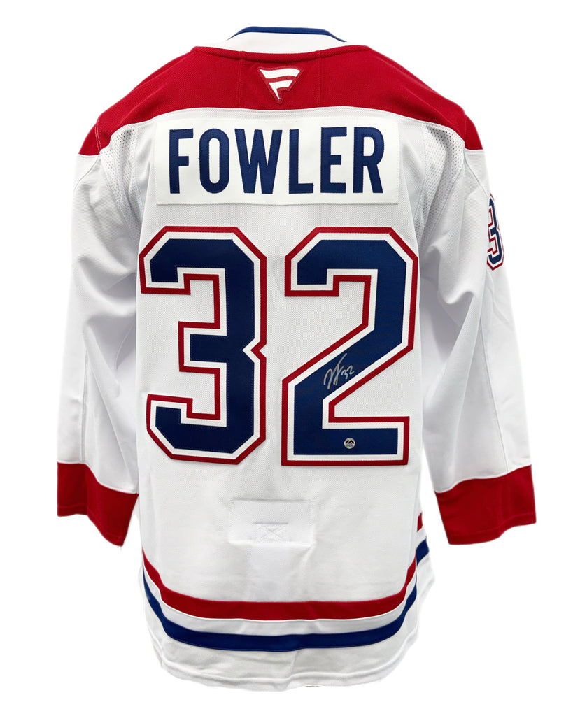 Jacob Fowler Autographed White Fanatics Premium Jersey