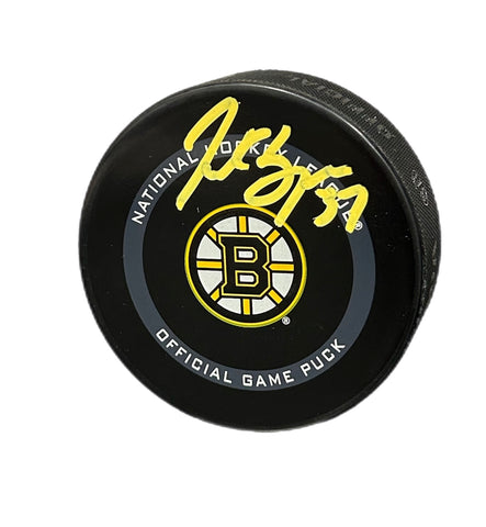Patrice Bergeron Autographed Puck - Official