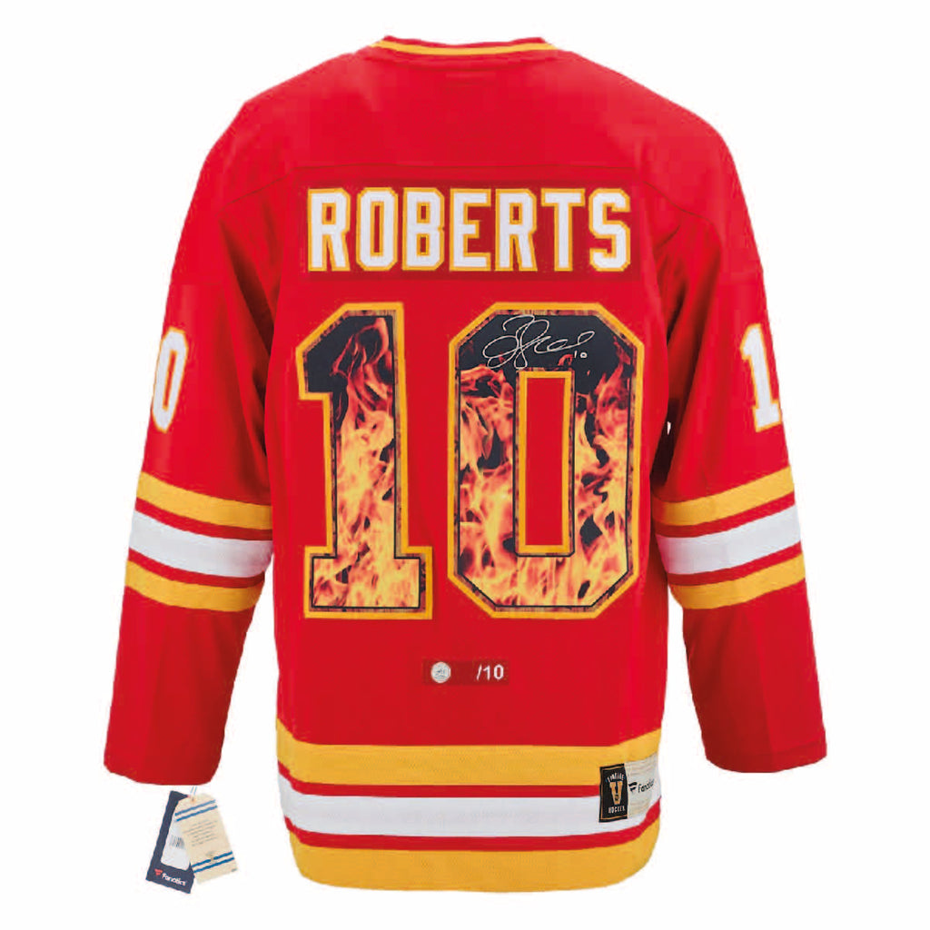 Gary Roberts Autographié L’art de la scission fanatique chandail - Édition limitée de 10 exemplaires
