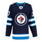 Connor Hellebuyck Autographed Winnipeg Jets Blue Adidas Authentic Jersey
