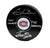 Arber Xhekaj & Florian Xhekaj Autographed & Inscribed Puck - Logo