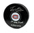 Florian Xhekaj Autographed & Inscribed Puck - Logo (Fight)