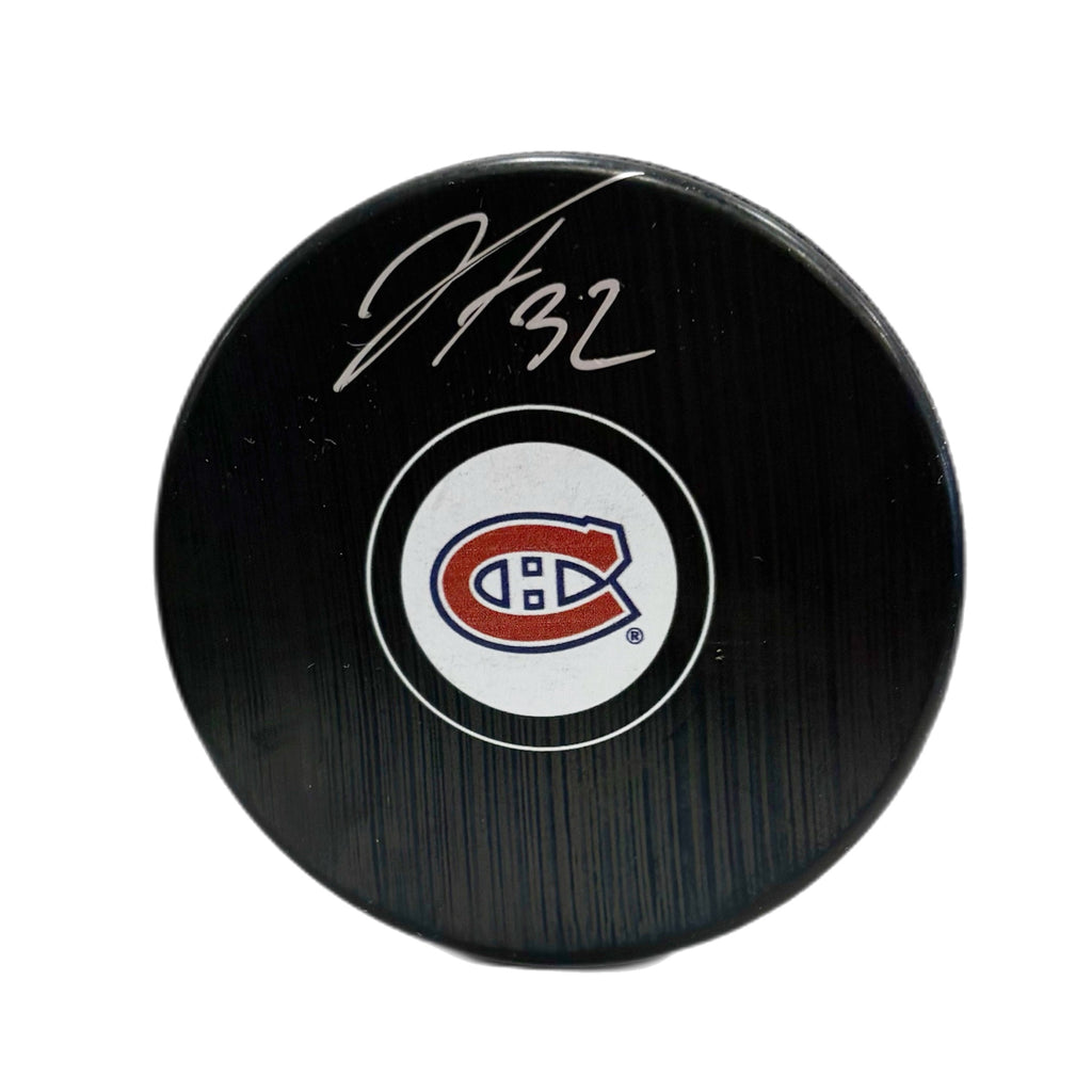 Jacob Fowler Autographed Puck - Logo