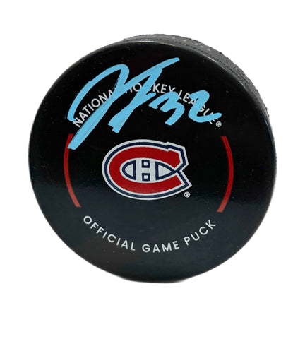 Jacob Fowler Autographed Puck - Official