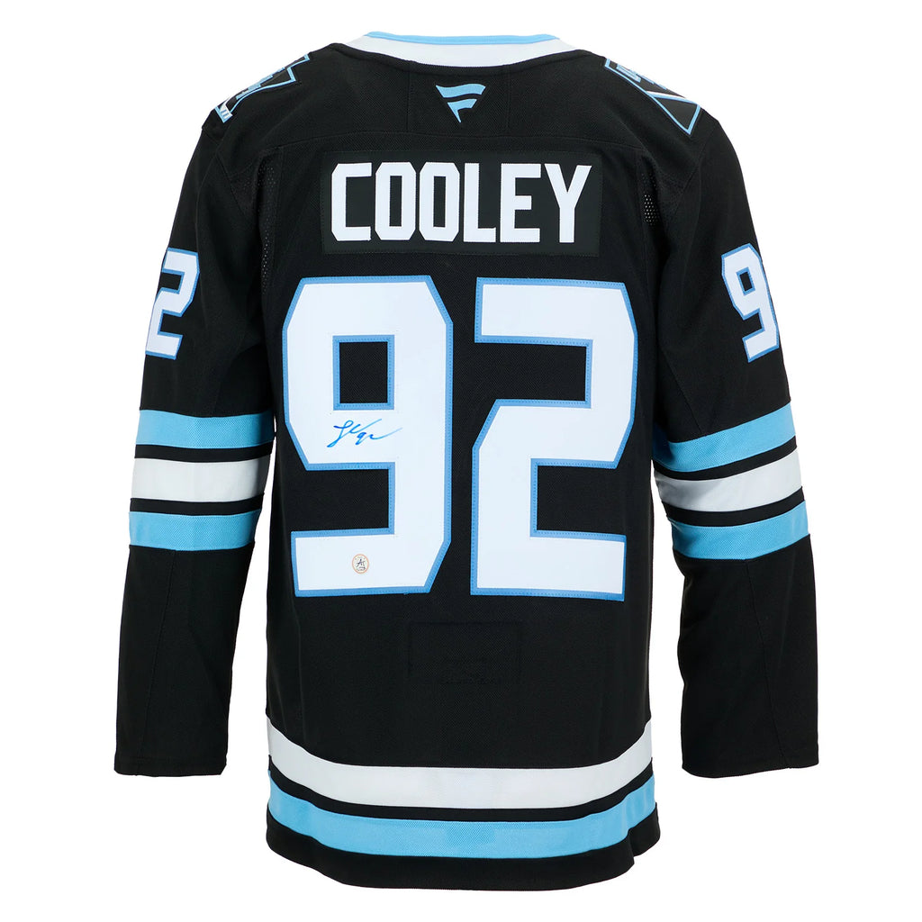 Logan Cooley Autographed Utah Mammoth Fanatics Premium Jersey