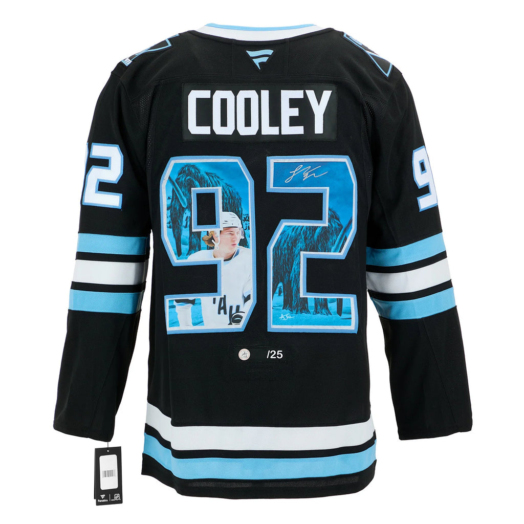 Logan Cooley Autographed Utah Mammoth Fanatics Premium Jersey - Limoges Edition of 25