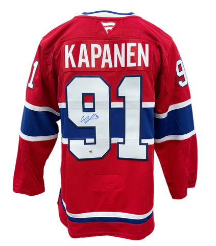 Oliver Kapanen Autographed Fanatics Premium Jersey