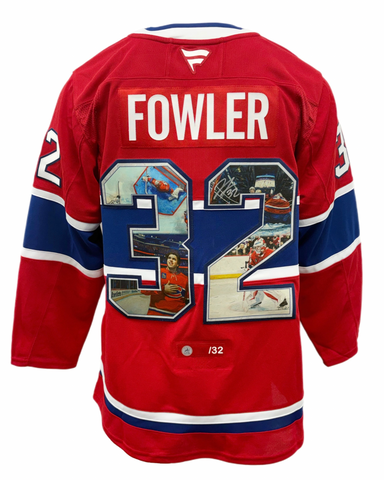 Jacob Fowler Autographed Fanatics Premium Art Jersey #/32