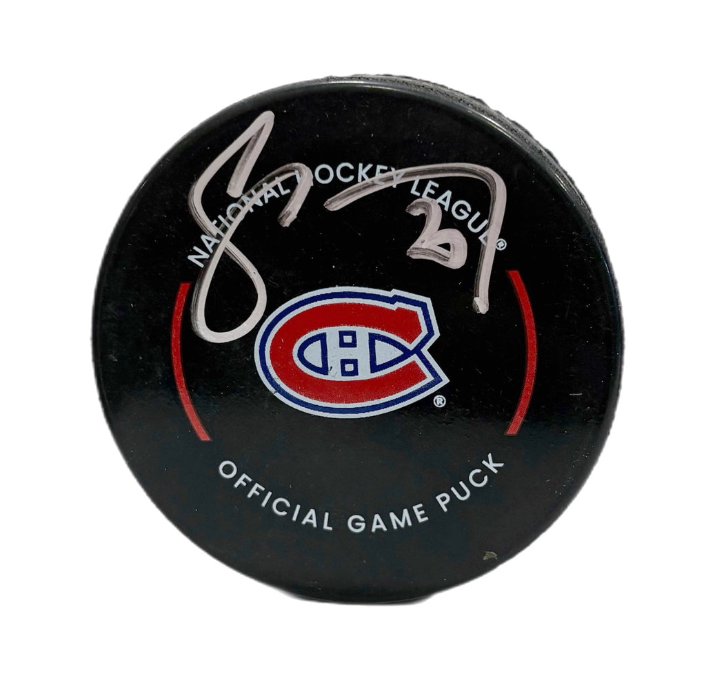 Juraj Slafkovsky Autographed Puck - Official