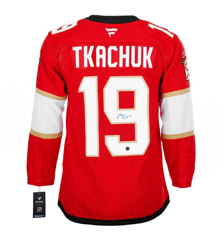 Matthew Tkachuk Autographed Florida Panthers Fanatics Premium Jersey