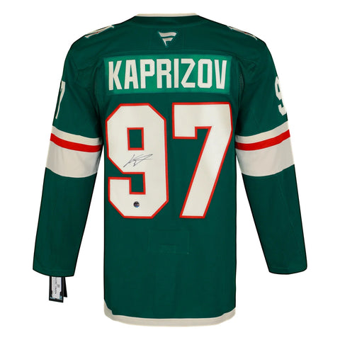 Kirill Kaprizov Autographed Minnesota Wild Fanatics Premium Jersey
