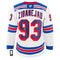 Mika Zibanejad Autographed White New York Rangers Fanatics Premium Jersey