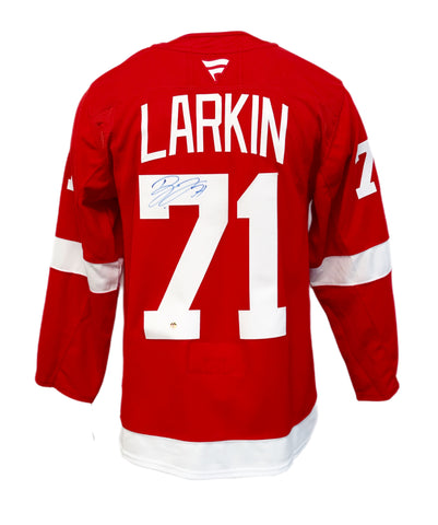 Dylan Larkin Autographed Fanatics Premium Jersey