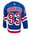 Mika Zibanejad Autographed New York Rangers Fanatics Premium Jersey