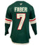 Brock Faber Autographed & Inscribed Minnesota Wild Fanatic Premium Jersey