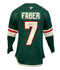 Brock Faber Autographed Minnesota Wild Fanatic Premium Jersey
