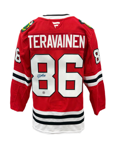 Teuvo Teravainen Autographed Chicago Blackhawks Adidas Authentic Jersey