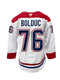 PRE-ORDER - Zachary Bolduc Autographed White Fanatic Premium Jersey - Montreal