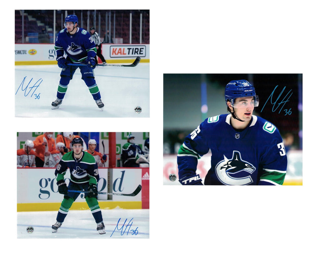 (PAST AUCTION) <br> LOT 126: 3X NILS HOGLANDER AUTOGRAPHED 11X14 PHOTOS