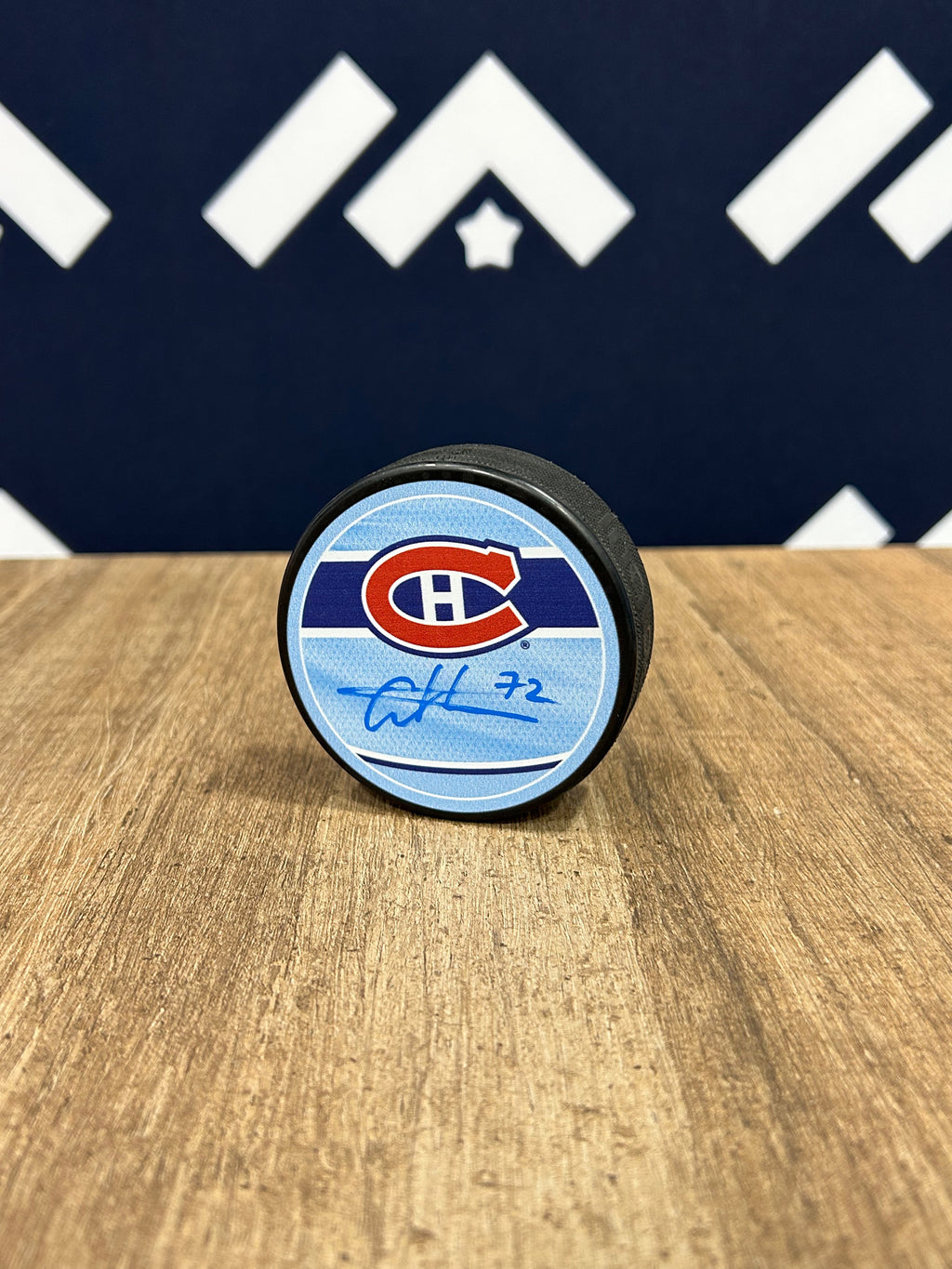 (PAST AUCTION) Arber Xhekaj Autographed Reverse Retro 2.0 Puck ...