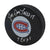 Jean-Guy Talbot Autographed & Inscribed Puck - Logo