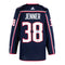 Boone Jenner Autographed Columbus Blue Jackets Adidas Authentic Jersey