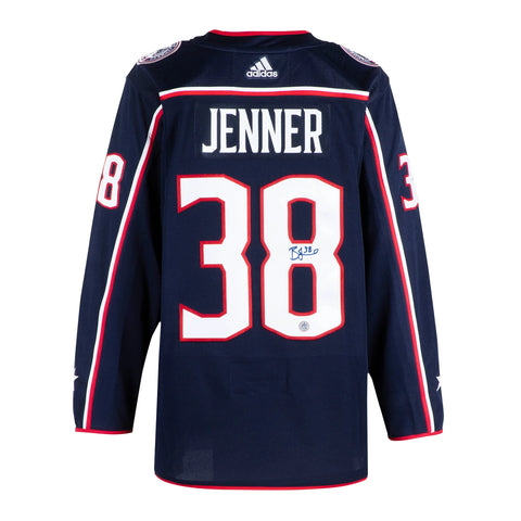 Boone Jenner Autographed Columbus Blue Jackets Adidas Authentic Jersey