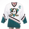 (PAST AUCTION) <br>Lot 21: Paul Kariya Autographed On Ice Authentic Pro White Mighty Ducks Hall of Fame Tribute CCM Jersey