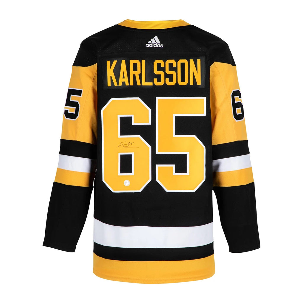 Erik Karlsson Autographed Pittsburgh Penguins Black Adidas Authentic Jersey