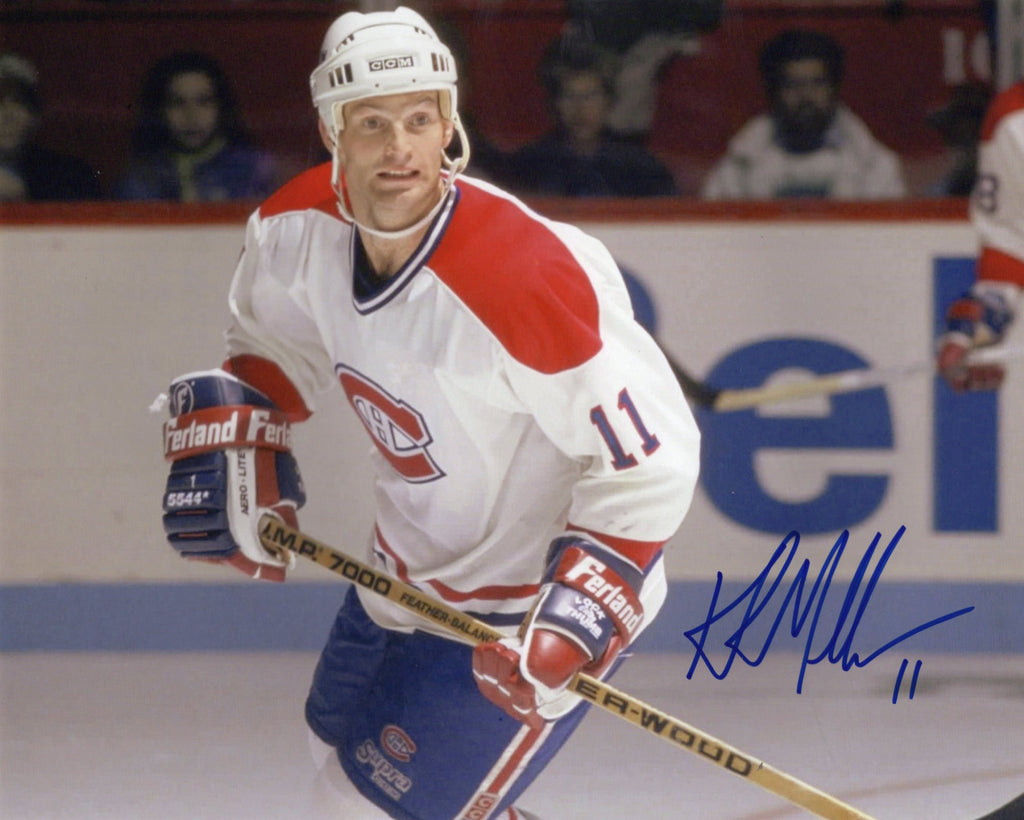 Kirk Muller Autographed 8x10 Photo - Action