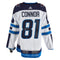 Kyle Connor Autographed Winnipeg Jets White Adidas Authentic Jersey