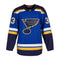 Jordan Kyrou Autographed & Dated 1st Game St Louis Blues Adidas Authentic Jersey