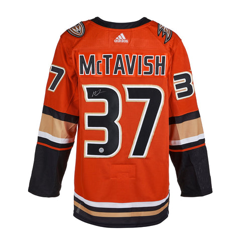 Mason McTavish Signed Anaheim Ducks Alternate adidas Jersey