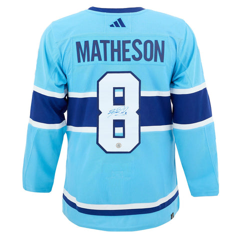 Mike Matheson Autographed Montreal Canadiens Reverse Retro 2.0 Adidas Authentic Jersey