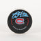 (PAST AUCTION) <br> Lot 10: Arber Xhekaj Autographed game used puck from his 1st NHL Goal