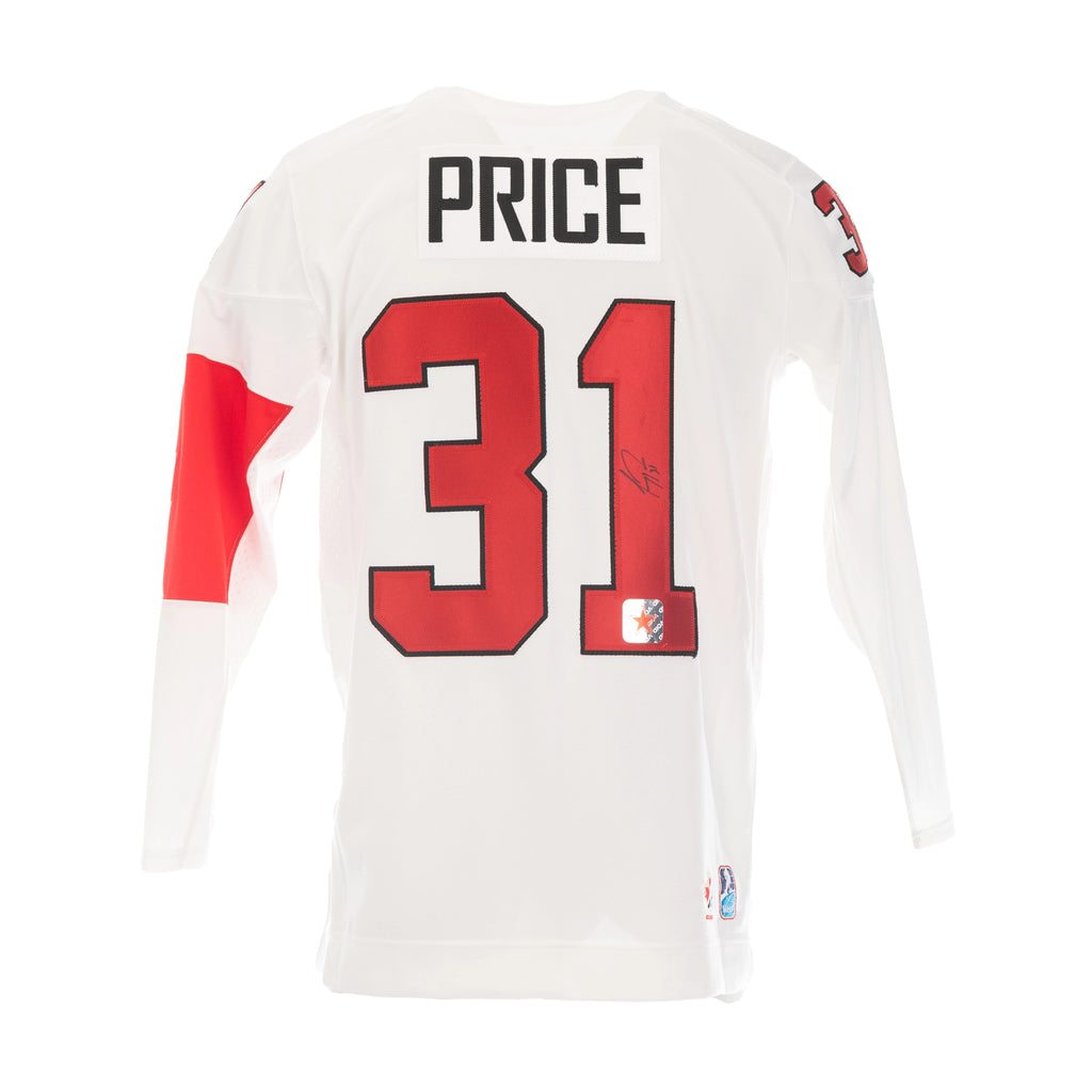 LOT 40: CAREY PRICE AUTOGRAPHED 2014 TEAM CANADA NIKE JERSEY