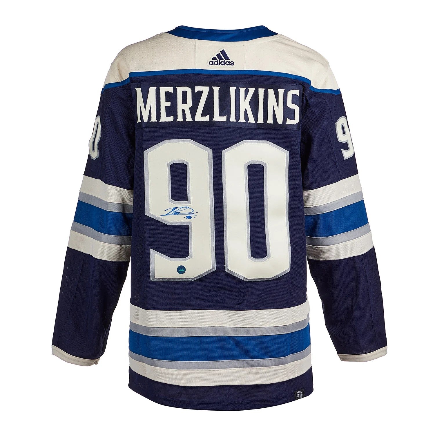 Elvis Merzlikins Autographed Columbus Blue Jackets Alternate