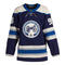 Elvis Merzlikins Autographed Columbus Blue Jackets Alternate Adidas Authentic Jersey