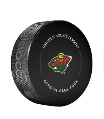 PRE-ORDER - Marc-Andre Fleury Autographed Puck - Official (Wild)